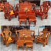 Bàn ghế phòng khách gỗ Tràm bát mã