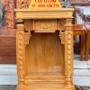 Bàn thờ ông địa gỗ Gõ đỏ 60cm (kim tiền)