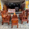 Bộ ghế phòng khách gỗ Hương Vân tay 10