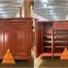 Tủ dép gỗ hương đá 3 cánh