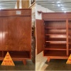 Tủ dép gỗ hương đá 4 cánh (loại cao)