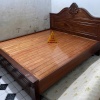 Giường ngủ gỗ Xoan đào Gia Lai (nữ hoàng) dát phản 1m6