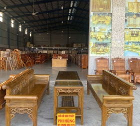 Bộ bàn ghế trường kỉ gỗ Lim