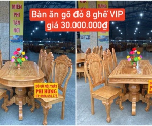 Bàn ăn gỗ Vũng Tàu – Sự lựa chọn hoàn hảo cho không gian bếp Việt