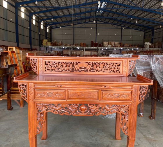 Kệ thờ gỗ Căm xe 1m54