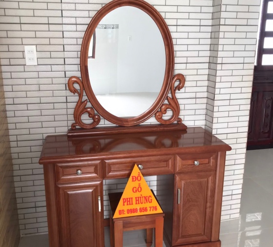 Bàn phấn thiên Nga gỗ xoan đào gia lai