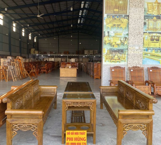 Bộ bàn ghế trường kỉ gỗ Lim