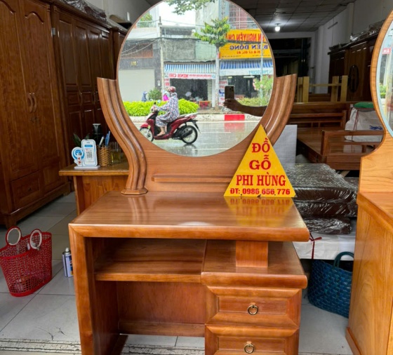 Bàn phấn xoan đào 80cm